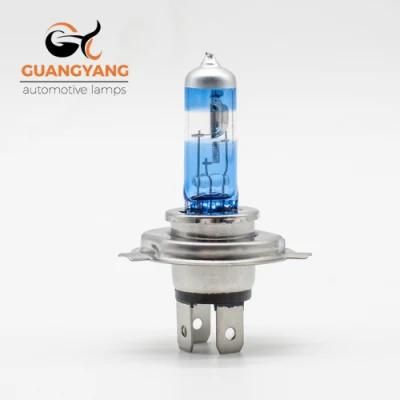 H4 12V 100/90W Double Blue Car Halogen Bulb Auto Headlight Silver Coating