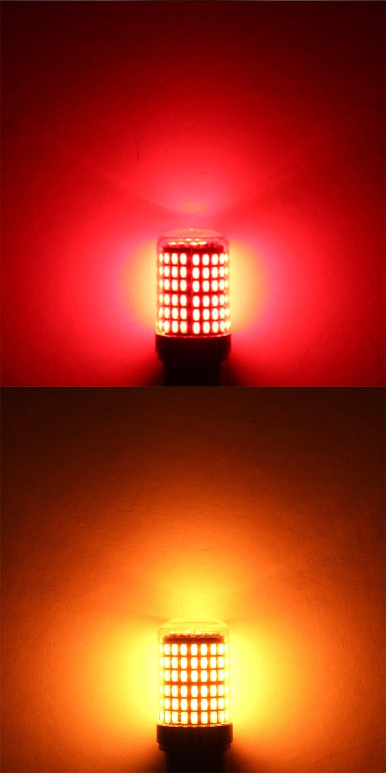 1156 1157 Brake Light 7440 7443 3157 Turn Sign Light 144SMD 3014 LED Canbus Reverse Light Bulb for Car