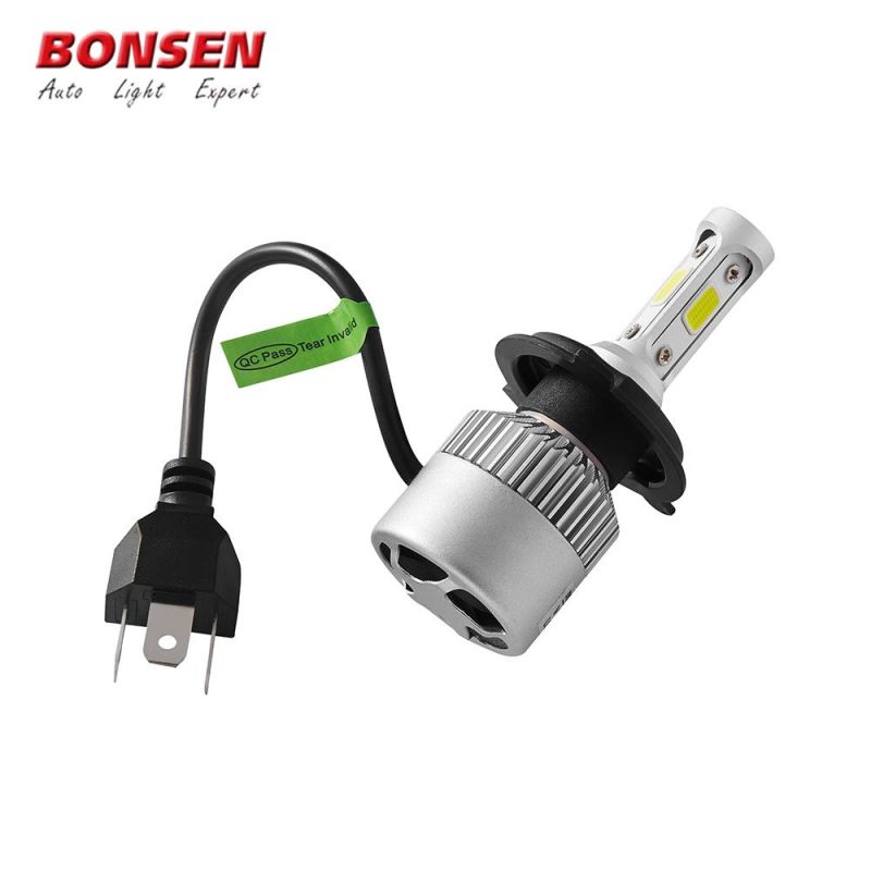 S2 Car LED Headlight Motorcycle Bulb H4 H7, COB LED Light