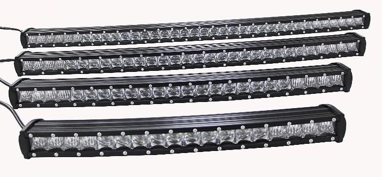 30W 60W 100W 180W 240W 5D LED Light Bar for SUV ATV Tractor Boat Trucks Excavator Offroad Single Row 7.5 21 50" Bar Light