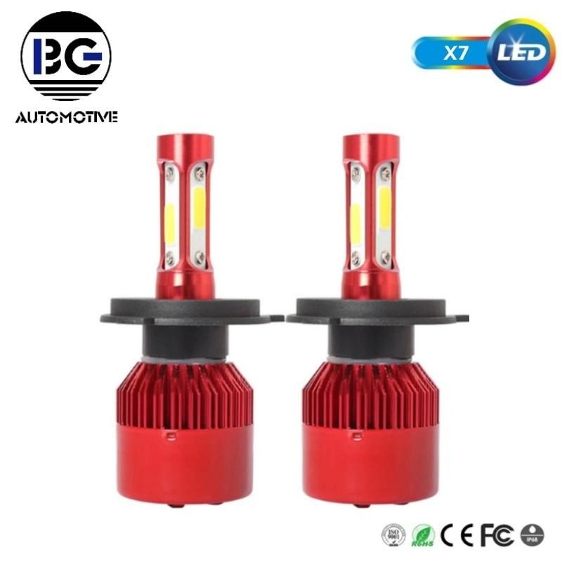 Wholesale Cheapest X7 Car LED Lighting 30W 6 Sides LED Auto Lamps LED Light Bulb H4 Auto Light H7 LED Car Light H11 9005 9006 5202 LED Headlight