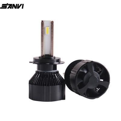 Sanvi C6 Dual Heat Pipe Car LED Headlight Bulb 4600lm 55W Car Lamp H4 H7 LED Bulb 4600lm H4 H7 Automotive Car Lights