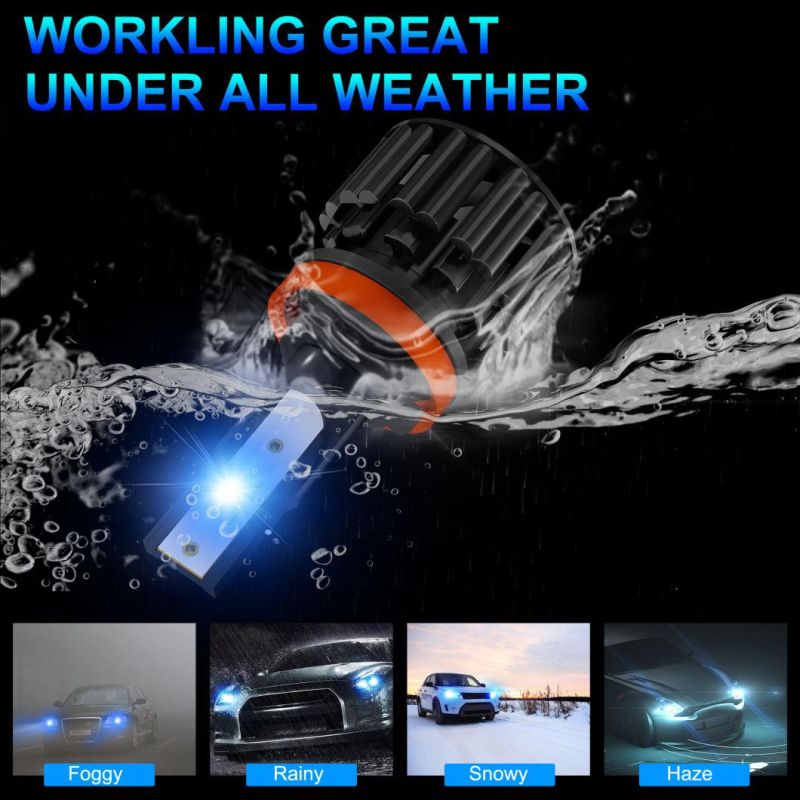 Powerful Super Bright LED Headlight Z3 H11 Auto Lamp Car Automobiles LED Head Lamp 12V 45W 8000K Blue Light 30000 Hours
