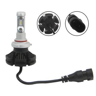 Manufacturer 2PCS X3 LED Headlight 50W 6000lm LED Car Headlight 3000K/6500K/8000K Zes Chip H1 H11 9005 H4 9006 H7 LED Fog Lamp Auto Lights