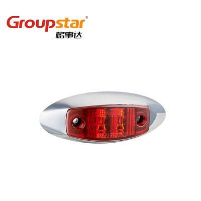 Tail Lights Factory DOT 24 Volt Amber Trailer LED Clearance Side Outline Marker Lamp Lights for Truck Trailer