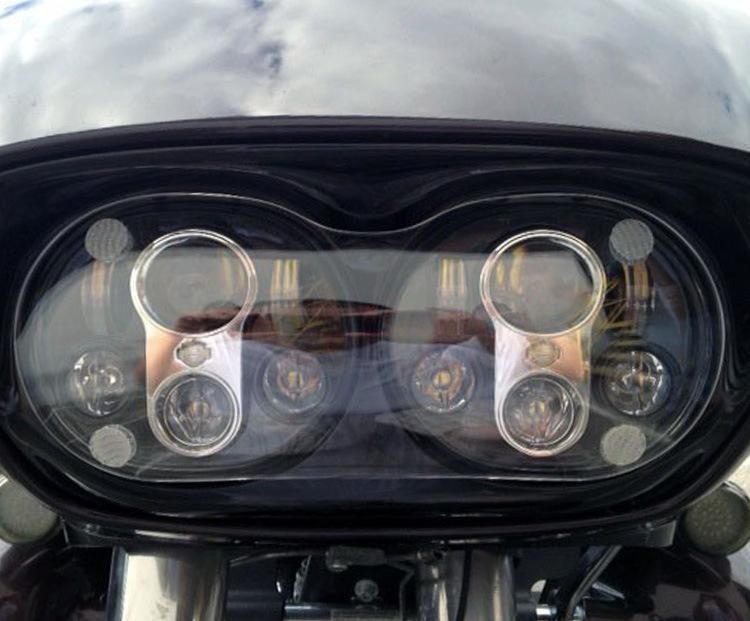 Harley Double 5.75 Inch 80W High Low LED Motorcycle Headlight