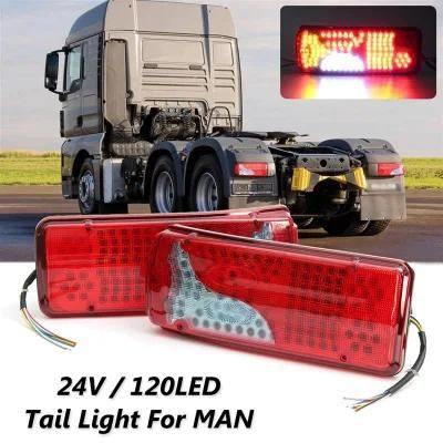24V Trailer LED Tail Light Mini Tail Light Truck LED Stop for Man Benz Truck Tail Lamp