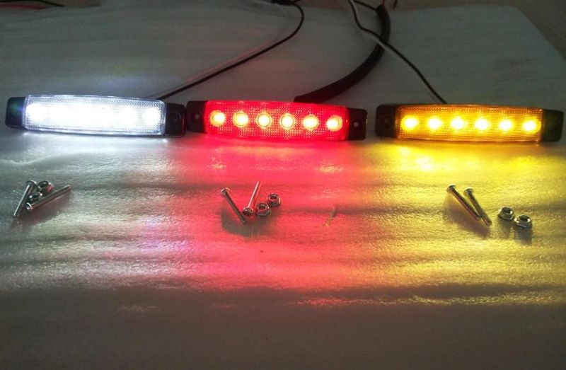 High Quality, Low Price and Small Weight 6LED Side Light 12V/24V/10-30V Truck Tail Light