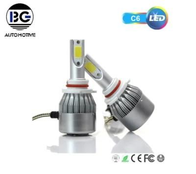 Cheapest H1 H3 H4 H7 H11 H13 9004 9007 LED COB Car Headlight Lamp 36W 6000K 8000lm Automobile Headlamp Light 12V 24V C6