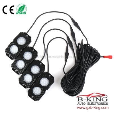 2019 New 4 Pods Bluetooth RGB LED Rock Light