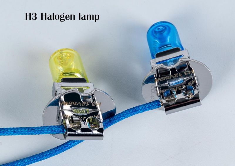 H3 Yellow 55W Fog Halogen Light