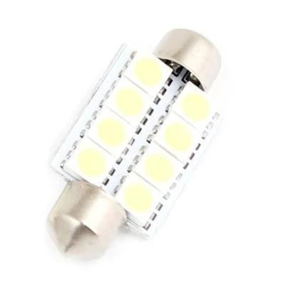 LED Car Auto Interior Door Light Bulb 12V Reading Light Map Lamp 31/36/39/42mm White Festoon LED Dome Light 5050 SMD 6 LED C5w