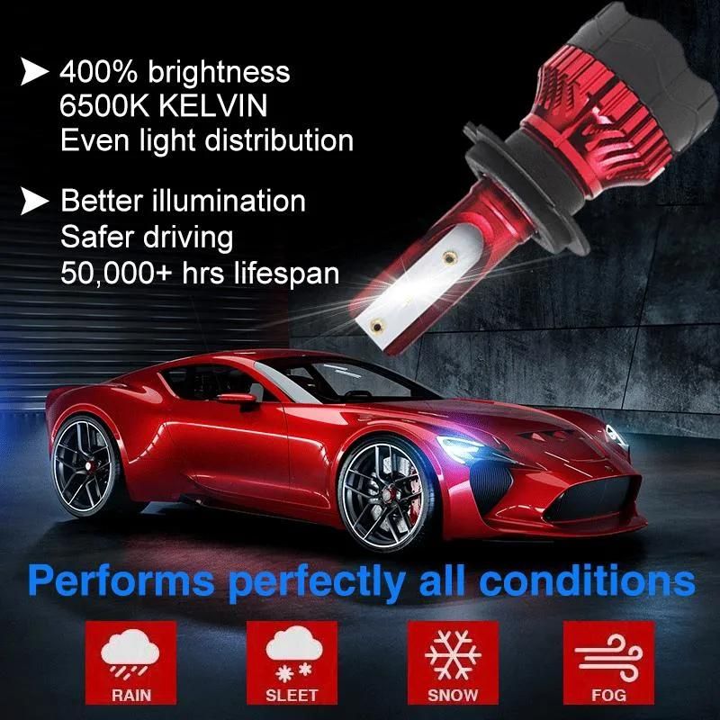 Lightechauto K5 6500K 9007 LED Csp for Auto