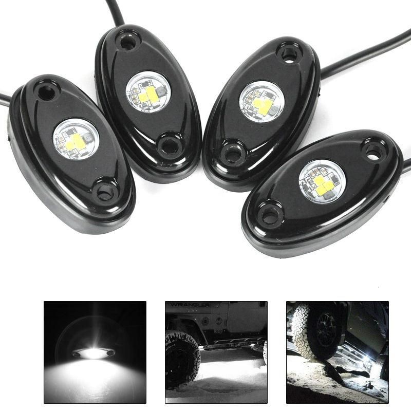 APP Control with 8 Pods Lights Under Cars off Road Truck SUV ATV RGB LED Rock Light