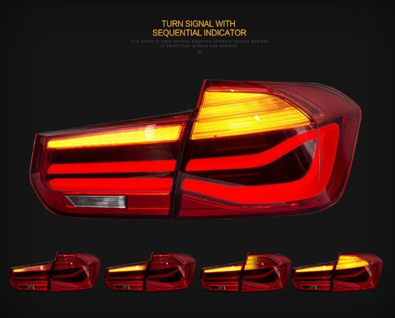 F30 2013 2014 2015 for F35 Tail Light Full LED Tail Lamp with Moving Turn Signal