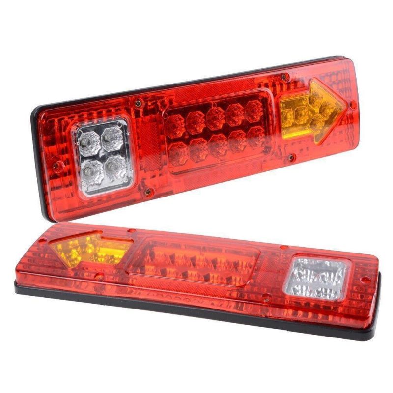 19LED Rectangle Combination Trailer Tail Signal Lights