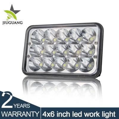 High/Low Beam Truck 45W Square Truck 4X6 LED Headlamp