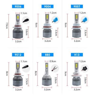 H27 881 880 Super Bright LED Car Front Fog Lamp H27W Anti Fog Bulb Auto Driving Running Light Foglamps 6000K White 12V 24V