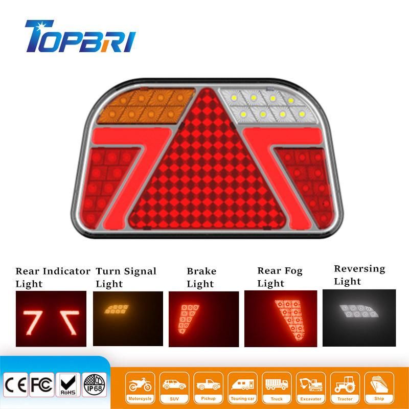 Emark Indicator Tail Lights 12V Truck Rear Lamp