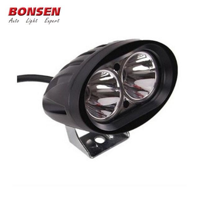 2019 Bonsen New Product 12V 20W Oval Forklift LED Work Laser Warning Light Blue Color LED Spot Work Light for UTV 4X4