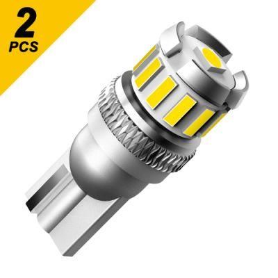 T10 W5w LED 3014 30 SMD Lens LED Bulb 194 168 Canbus No Error White Light for Car Interior Dome License Plate Light Lamp 12V