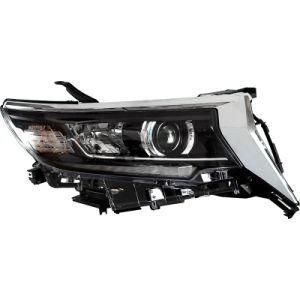 New Factory 4X4 Auto Car Spare Parts Daytime Running Light Car Headlight Head Lamp for Toyoya Land Cruiser Prado 2017+