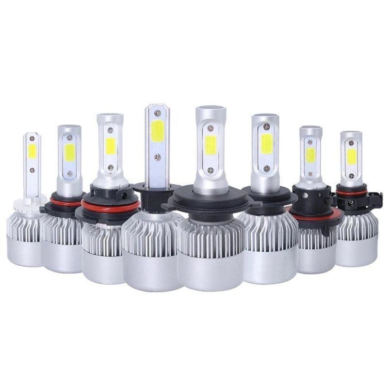 The Cheapest Wholesale Carolyn S2 LED Headlight Bulb H7 H11 H4 9005 9006 COB Chip Auto LED Lights