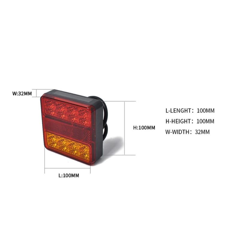 10LED Truck Tail Light Trailer Tail Light