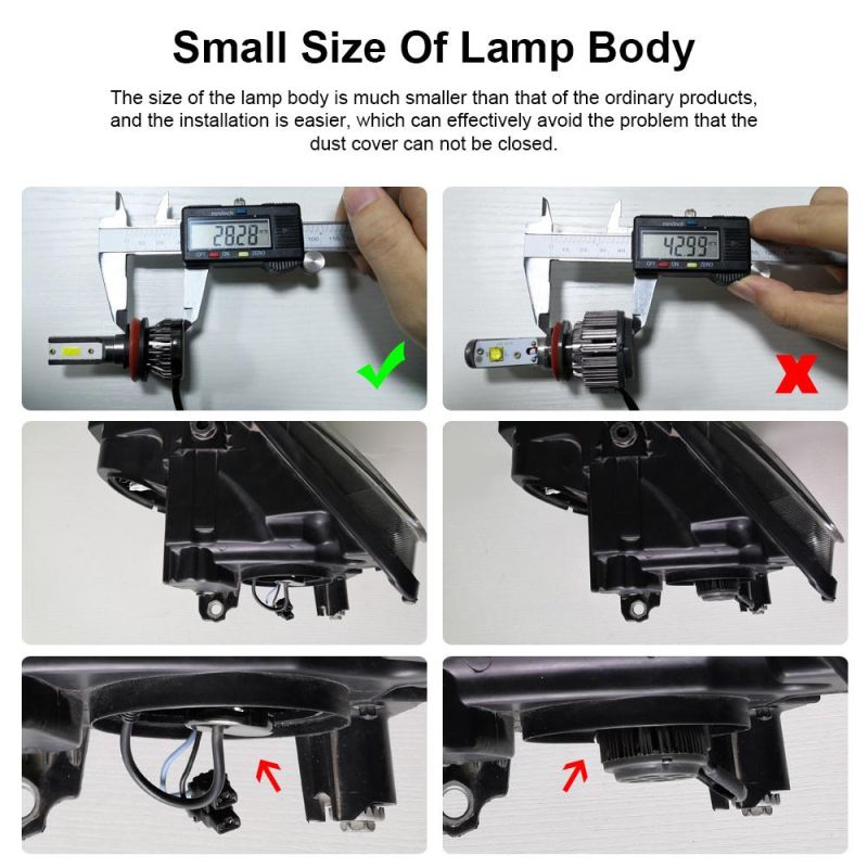 Wholesale 110W 20000lm 4500K 6000K 8000K 3000K 9005 9006 H3 H1 H8 H7 H4 H11 H9 9012 Canbus LED Car Headlight Super Bright Csp Chip Mini LED Headlight