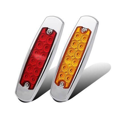 12V 24V Red Truck Marker Lights Trailer Fog Tail Lamp LED Truck Indicator Light