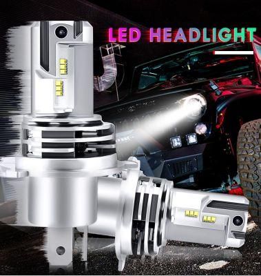 High Power Zes Chips H4 LED H7 Car Headlight 12000lm 6500K M3 Auto Headlight Bulb 55W 12V 24V Turbo LED Super Auto Fog Lamps