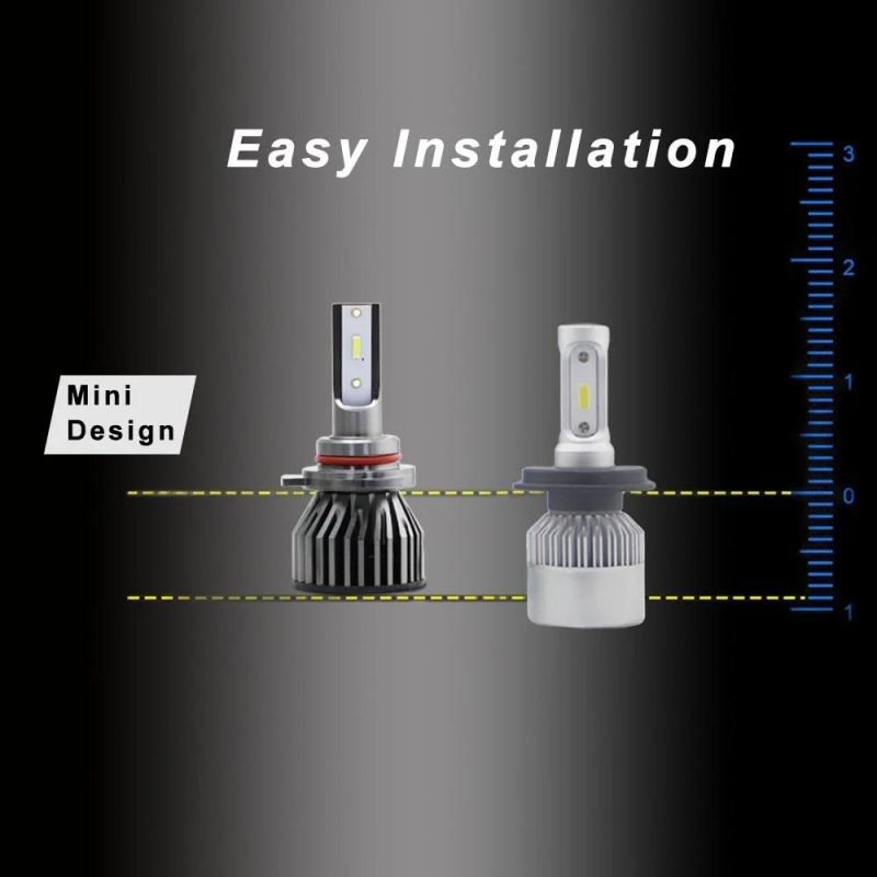 High Quality 1860 Chips 4800lm F2 LED Headlight