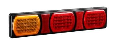 Adr 10-30V Rectangle Heavy Duty Trailer Truck Tractor Indicator Stop LED Tail Lamp