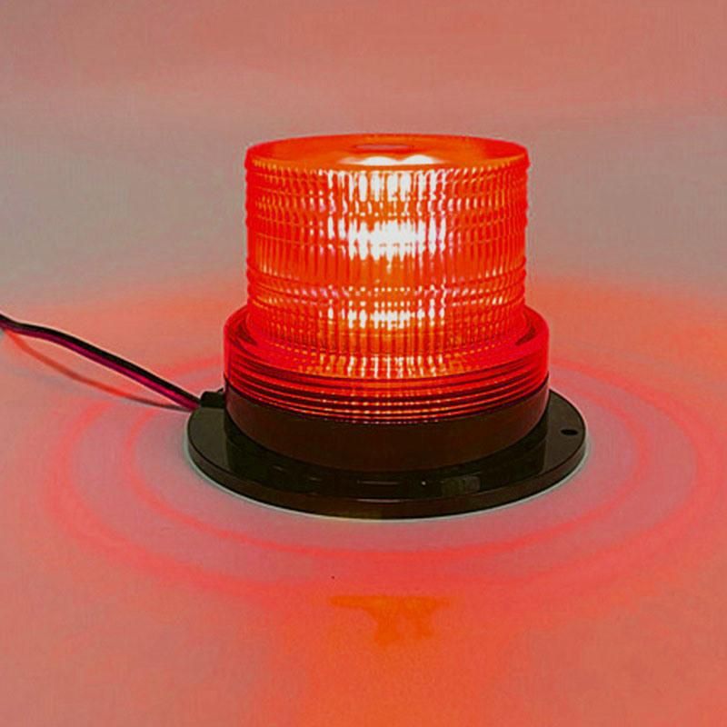 10-110V Amber Car LED Warning Lights for Forklift School Bus Engineering Vehicles Strobe Signal Lights