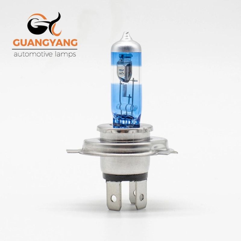 H4 12V 100/90W Double Blue Car Halogen Bulb Auto Headlight Silver Coating