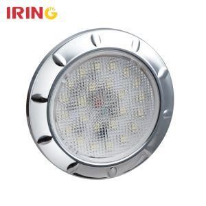 Waterproof RV Caravan Marine Courtesy Chrome Dome Interior Ceiling Light