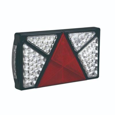 E4 Waterproof Truck Trailer Indicator Stop Tail Reverse Fog No Plate Reflector LED Trailer Tail Lights