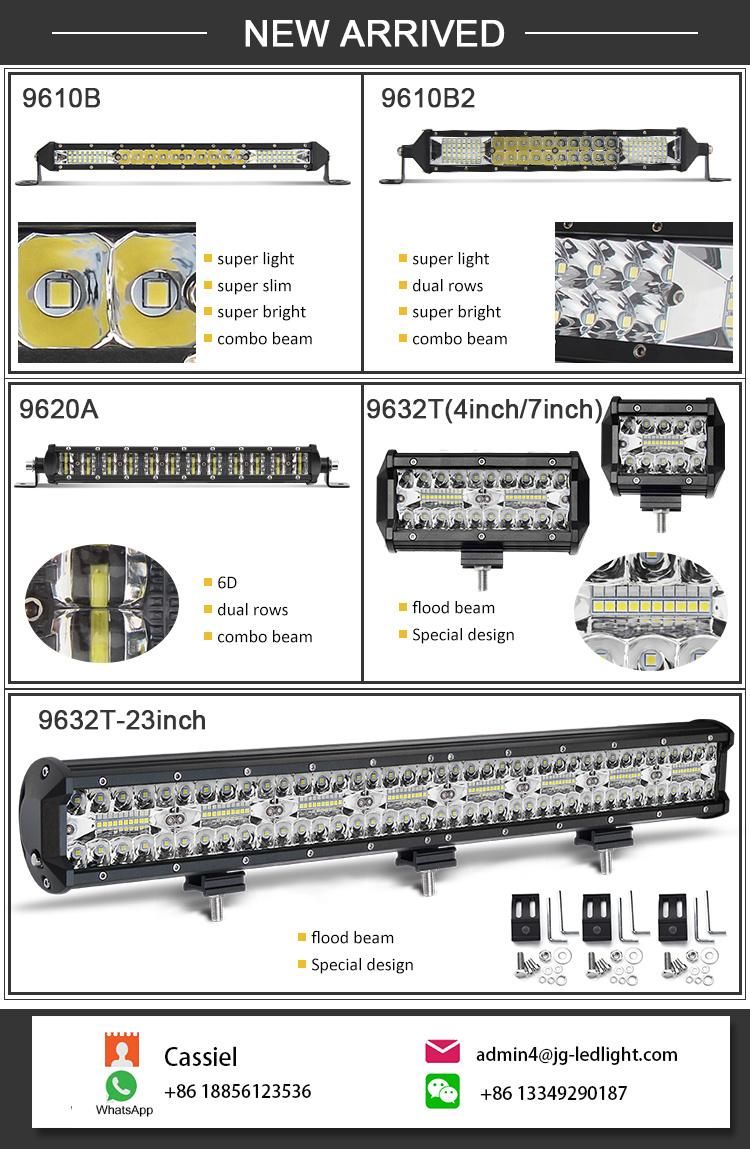 Tractor Boat Warnning Strobe Slim LED Driving Light Bar