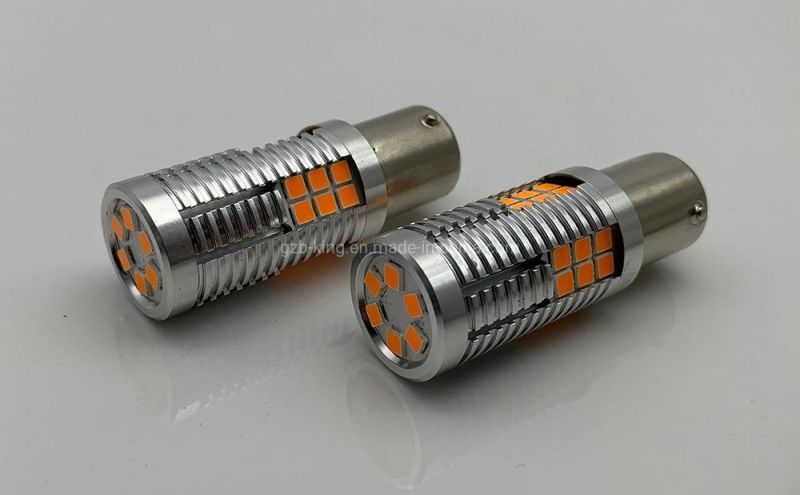 LED Car Lamp Ba15s Bau15s Amber Canbus LED Turn Signal Light Bulbs