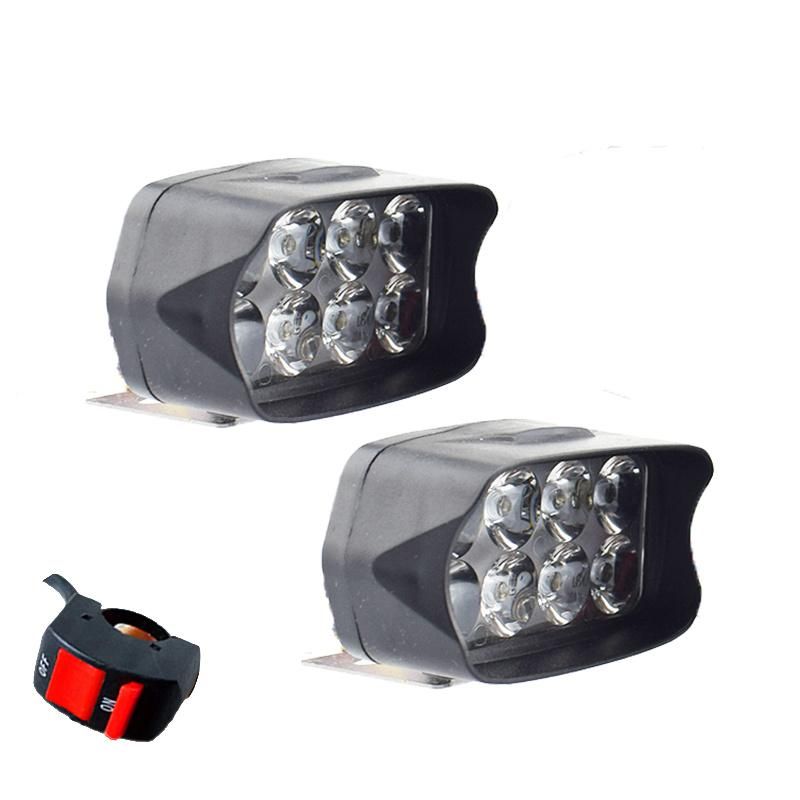 Motorcycle Headlights 12W 18W 24W Motorbike Auto Lamps