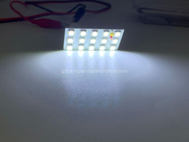 3 Year Warranty Car Interior 15SMD 5*3 5050 LED Bulb Lamp Light Panel