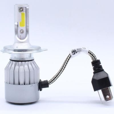 Lightech C6 H4 High Low COB LED Headlight for Cars