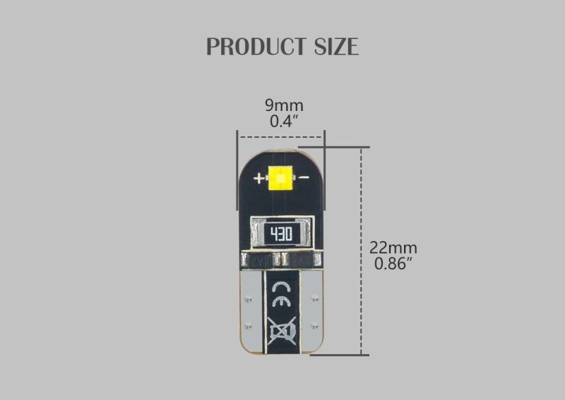 12V PCB Base LED Indicator Light Bulbs