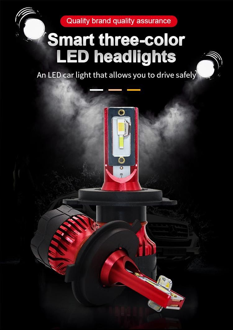 High Quality LED Headlight Auto Car Headlight 9005 9006 H4 H13 H7 880 H27 9004 9007 H11 881 LED H1 K5 55W 6000lm 6000K Auto Lamps