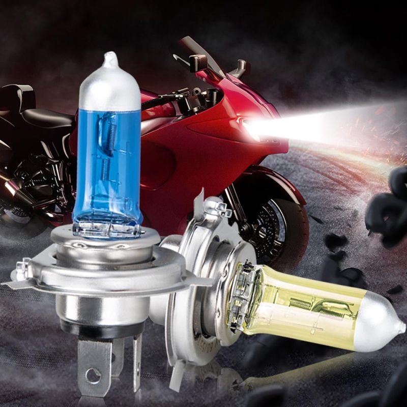 H4 H7 Halogen Motorcycle Headlight Bulbs Halogen 55W 100W 12V