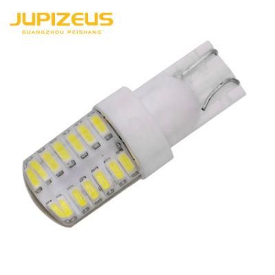 Car LED T10 3014 24SMD Silicon Light Bulb for Trunk Light with Multi Color