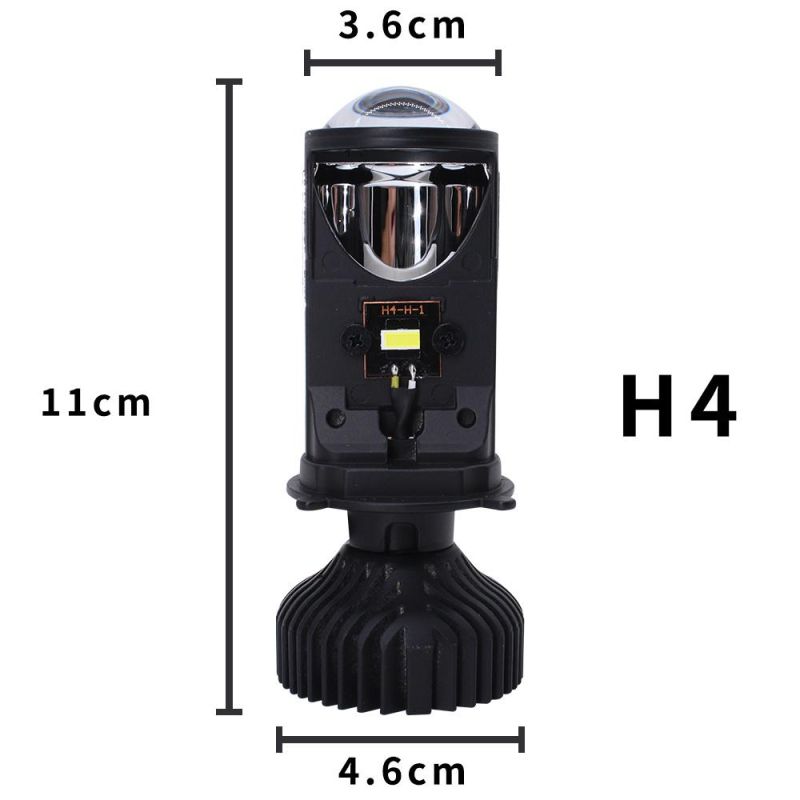 Super Bright Canbus Projector H4 Mini LED Lens for Auto Headlight