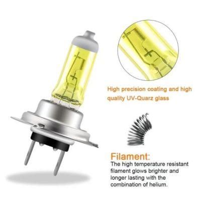 H1 H3 H4 H7 H8 H11 Super 2PCS Yellow Headlamp 3000K Hb3 Hb4 9012 Halogen Lamp Upgrade Rain and Fog Proof Light Car Bulb