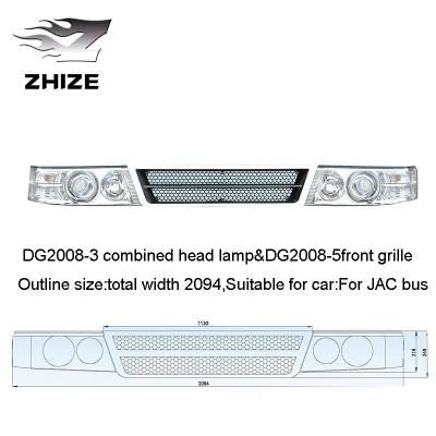 Original Dg2008-5front Grille Dg2008-3 Combined Head Lamp of Donggang Lamps