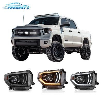 for Toyota Tundra 2014 2019 Headlight Turn Signal Full LED Head Lamp Wholesales